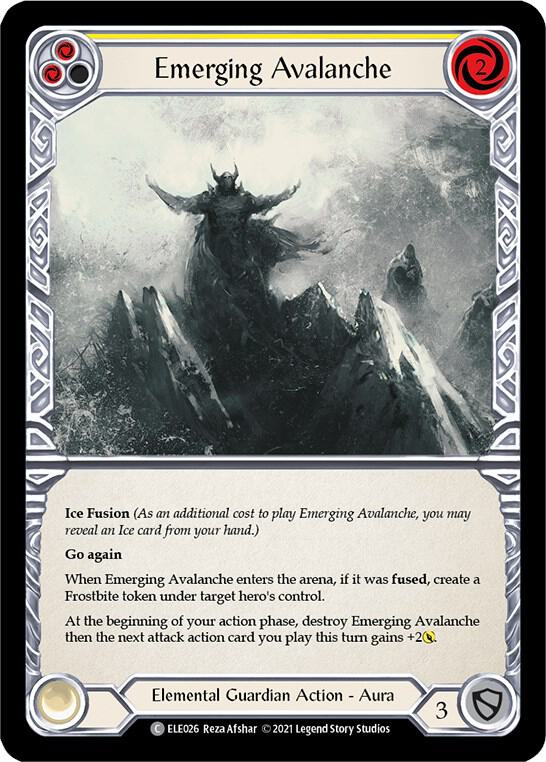 Emerging Avalanche (Yellow) card image
