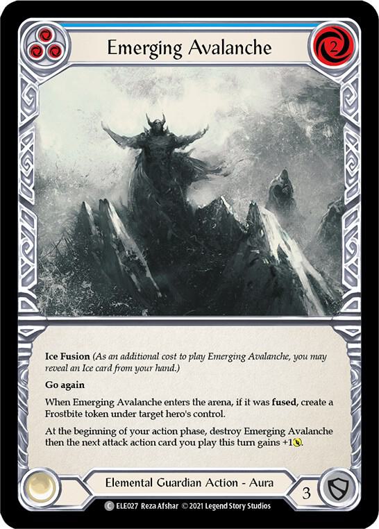 Emerging Avalanche (Blue) card image