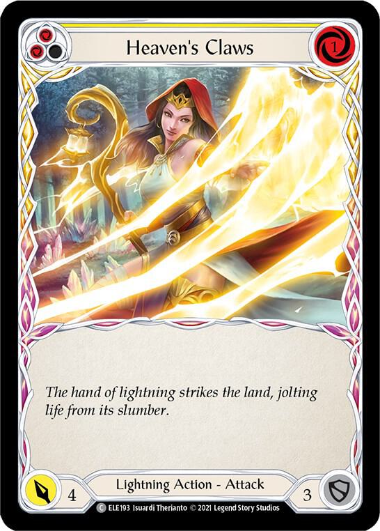 Heaven's Claws (Yellow) card image