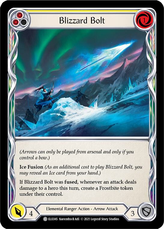Blizzard Bolt (Yellow) card image