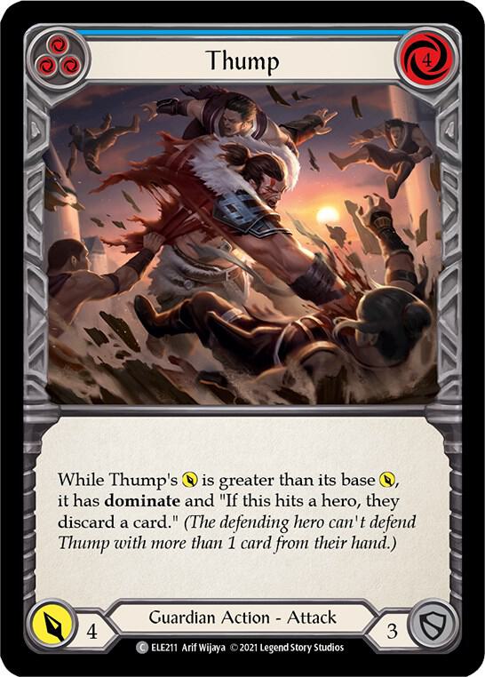 Thump (Blue) card image
