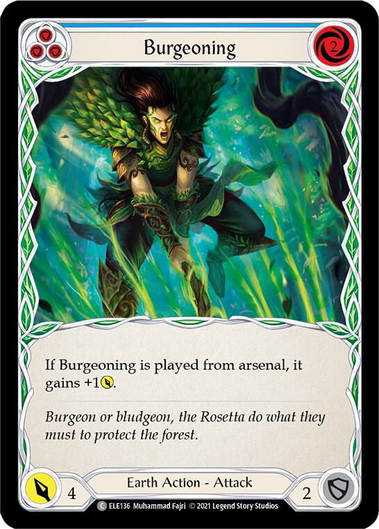 Burgeoning (Blue) card image