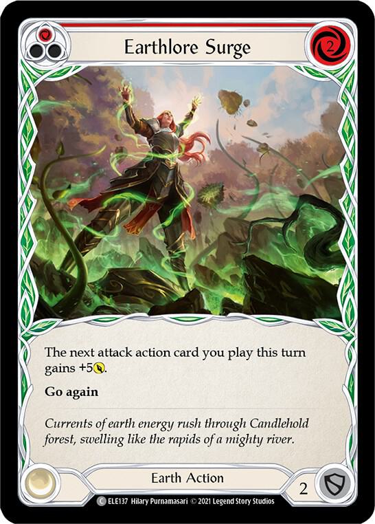 Earthlore Surge (Red) card image