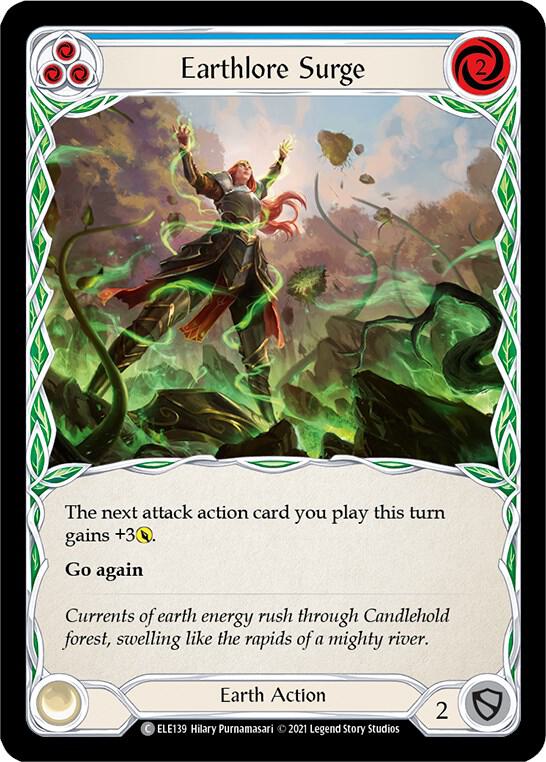 Earthlore Surge (Blue) card image