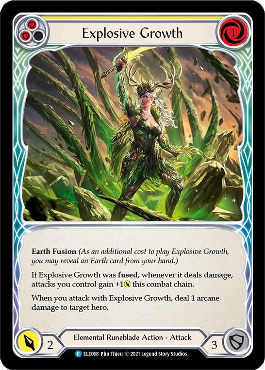 Explosive Growth (Yellow) card image
