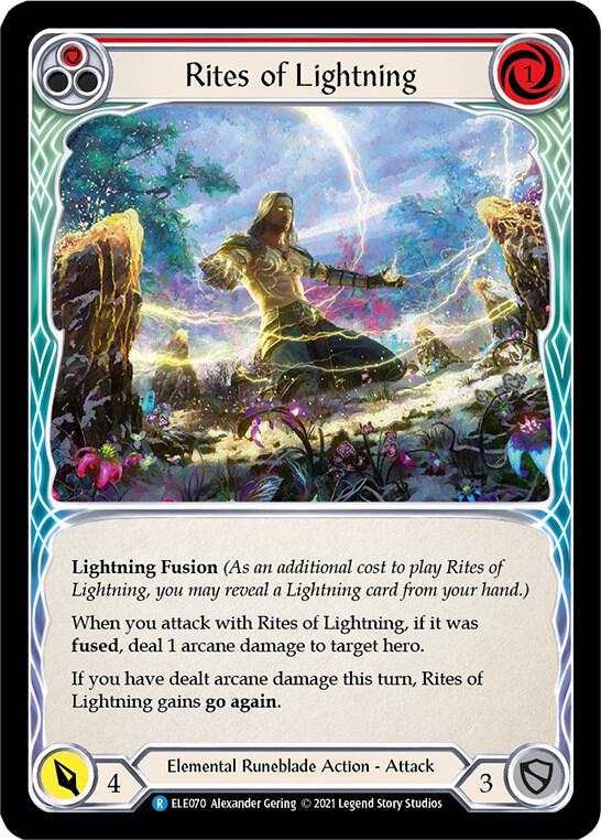 Rites of Lightning (Red) card image