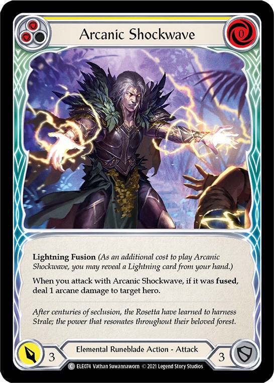 Arcanic Shockwave (Yellow) card image