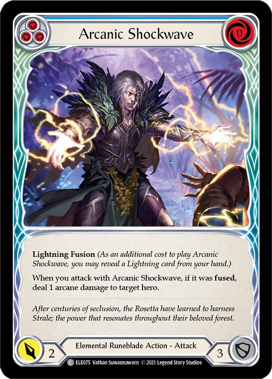 Arcanic Shockwave (Blue) card image