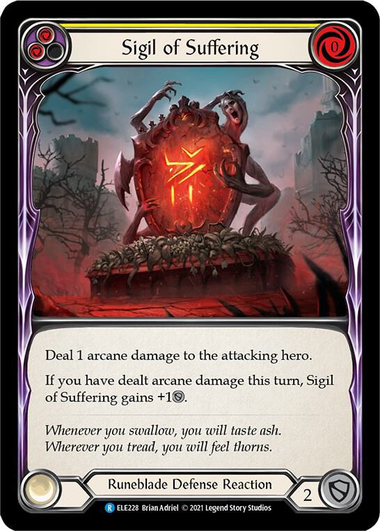 Sigil of Suffering (Yellow) card image