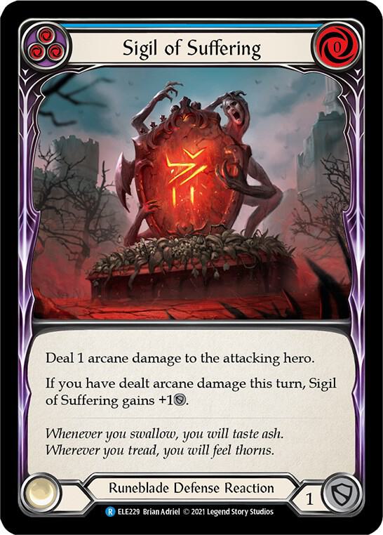 Sigil of Suffering (Blue) card image