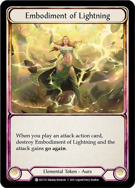 Embodiment of Lightning // Titan's Fist card image
