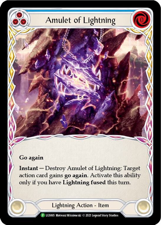 Amulet of Lightning - LGS065 card image