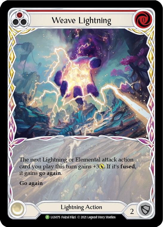 Weave Lightning (Red) - LGS075 card image