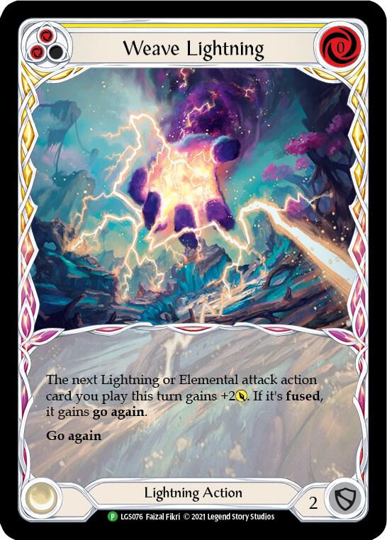 Weave Lightning (Yellow) - LGS076 card image