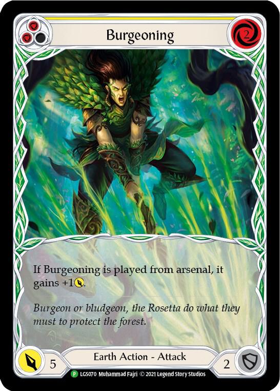 Burgeoning (Yellow) - LGS070 card image