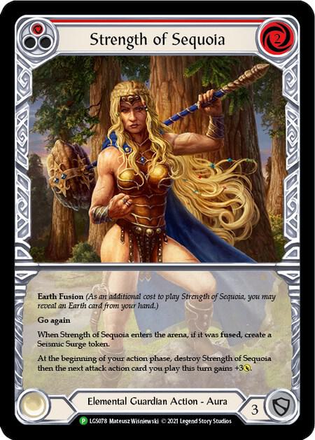 Strength of Sequoia (Red) - LGS078 card image