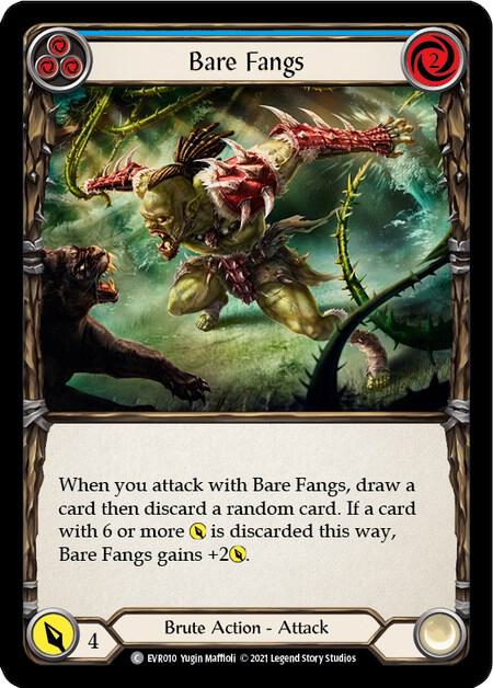 Bare Fangs (Blue) card image