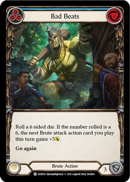 Bad Beats (Blue) card image