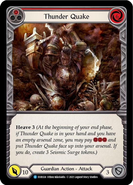 Thunder Quake (Red) card image