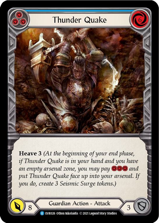 Thunder Quake (Blue) card image