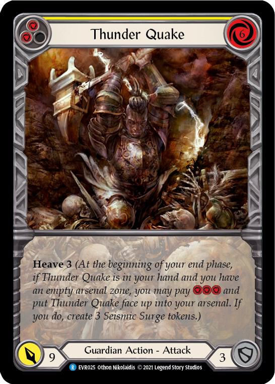 Thunder Quake (Yellow) (Extended Art) card image