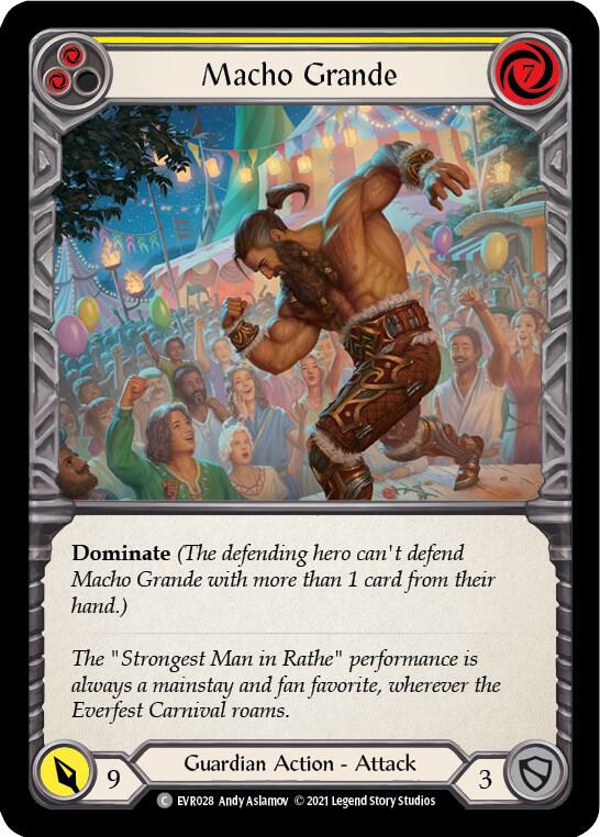 Macho Grande (Yellow) card image