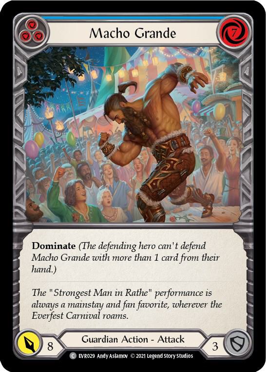 Macho Grande (Blue) card image
