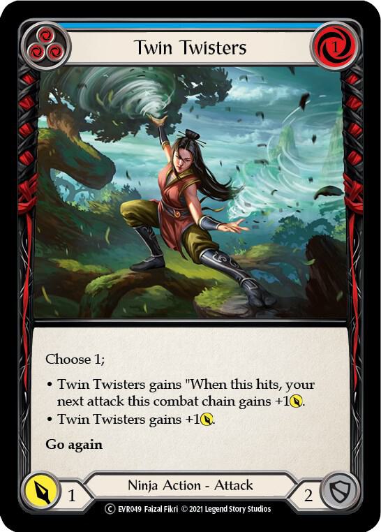 Twin Twisters (Blue) card image