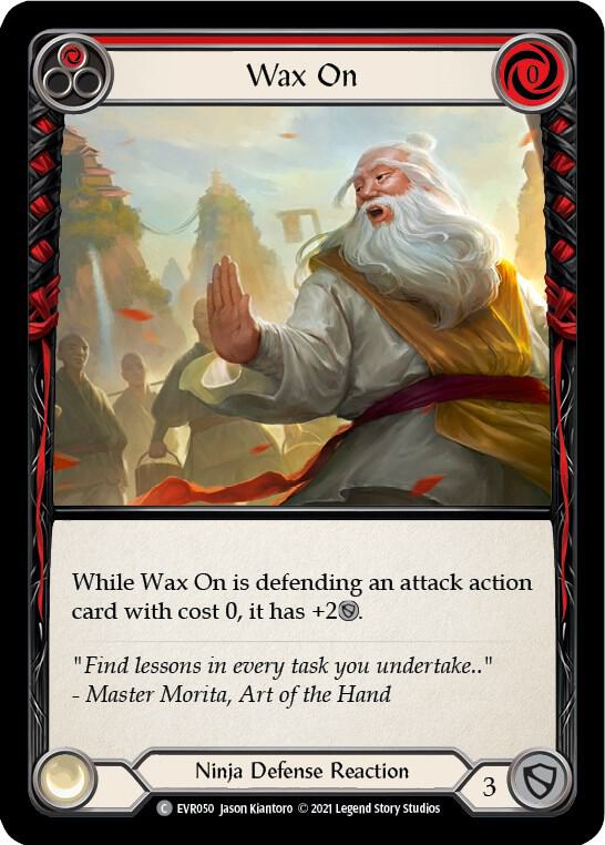 Wax On (Red) card image