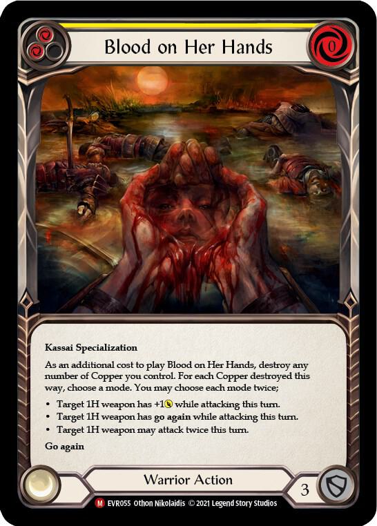 Blood on Her Hands card image