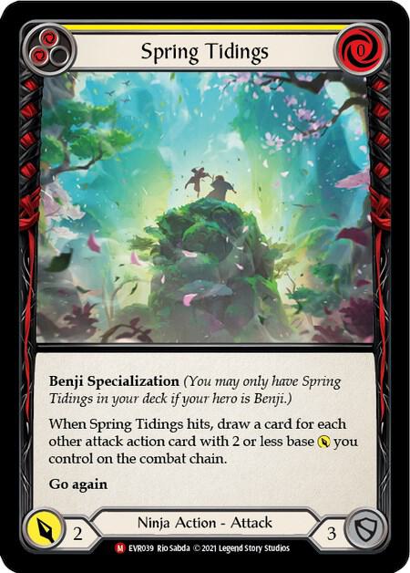 Spring Tidings card image