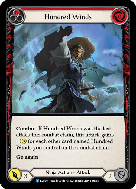 Hundred Winds (Red) card image