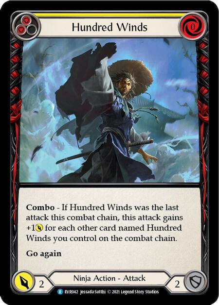 Hundred Winds (Yellow) card image