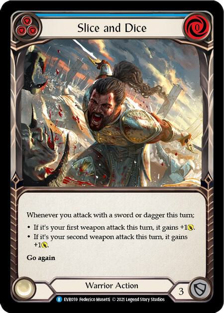 Slice and Dice (Blue) card image