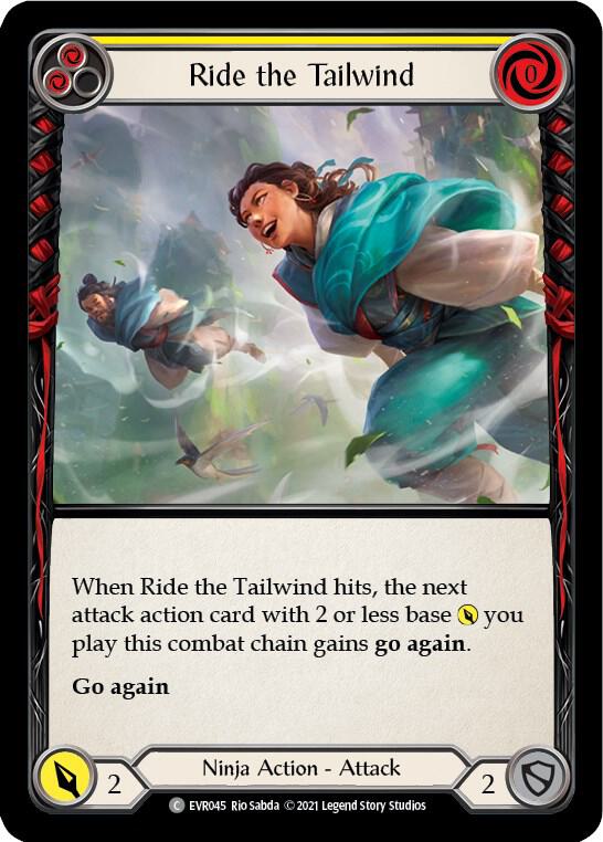 Ride the Tailwind (Yellow) card image