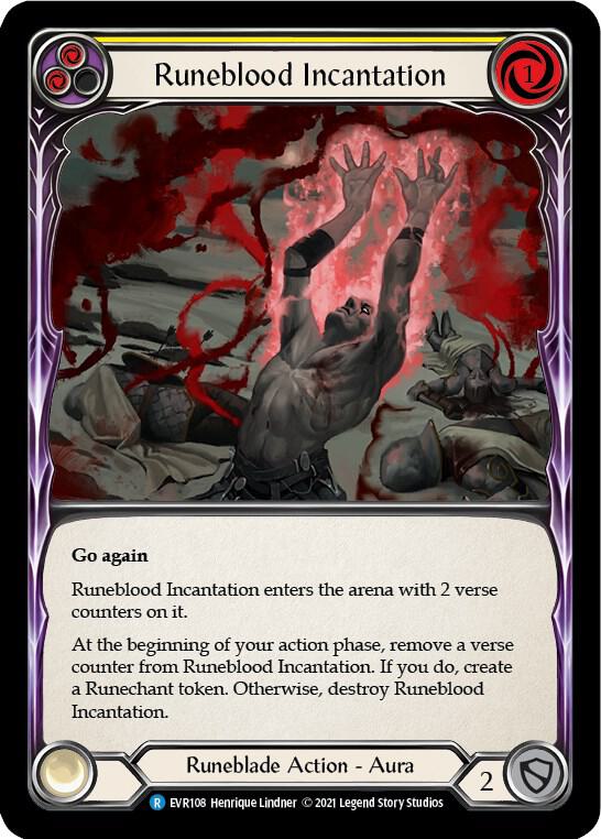Runeblood Incantation (Yellow) card image