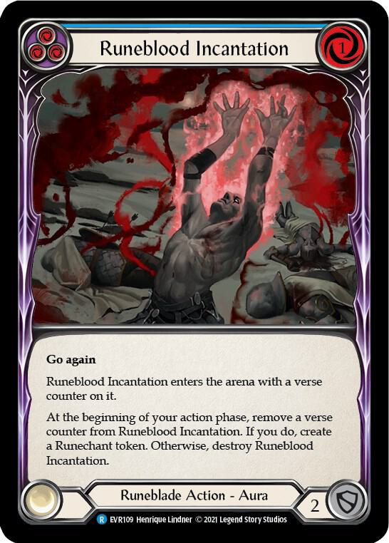 Runeblood Incantation (Blue) card image