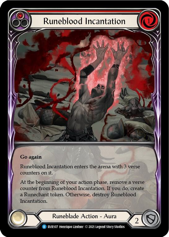 Runeblood Incantation (Red) (Extended Art) card image