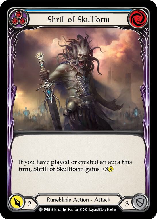 Shrill of Skullform (Blue) card image