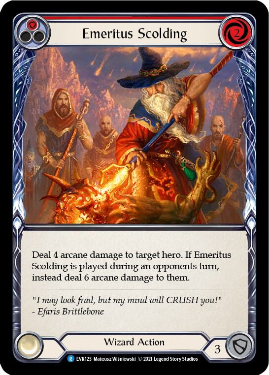 Emeritus Scolding (Red) card image