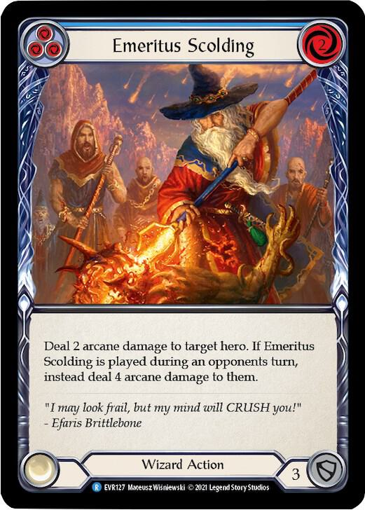 Emeritus Scolding (Blue) card image