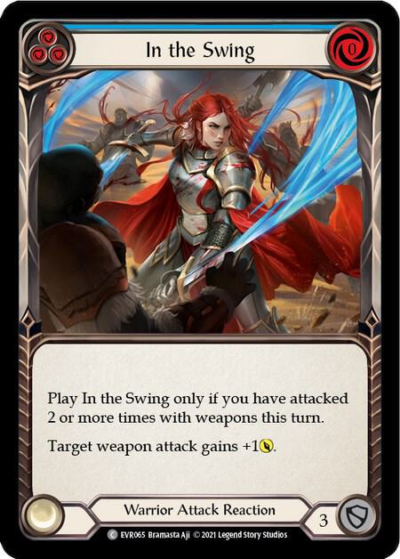 In the Swing (Blue) card image