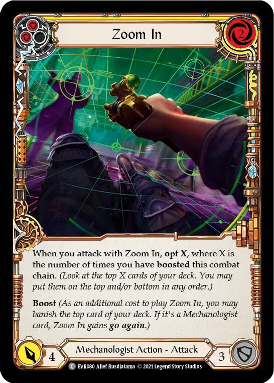 Zoom In (Yellow) card image