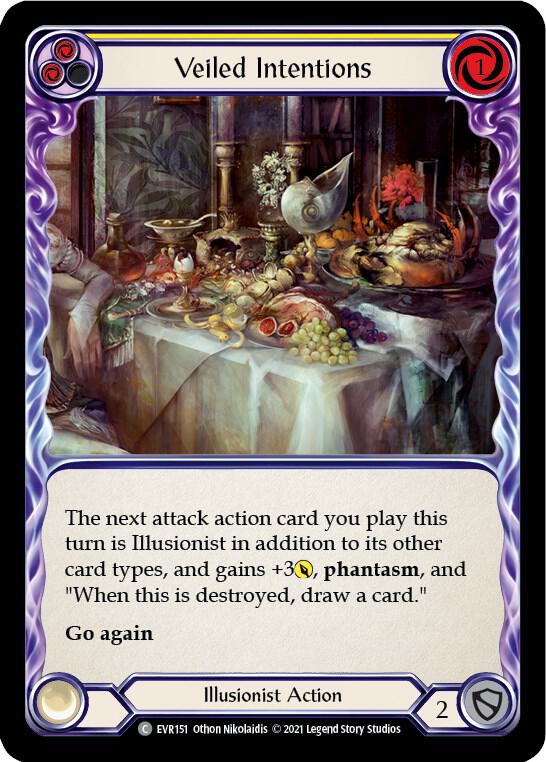 Veiled Intentions (Yellow) card image