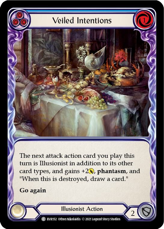 Veiled Intentions (Blue) card image