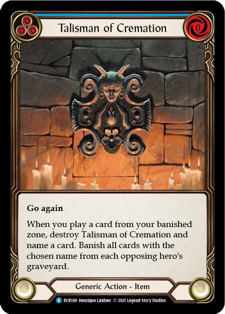 Talisman of Cremation card image