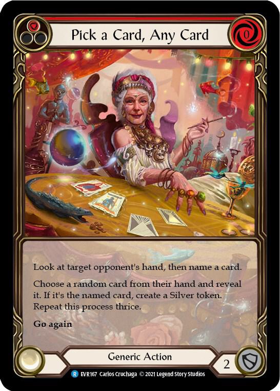 Pick a Card, Any Card (Red) (Extended Art) card image