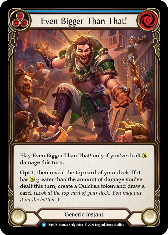Even Bigger Than That! (Blue) card image