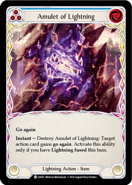 Amulet of Lightning card image