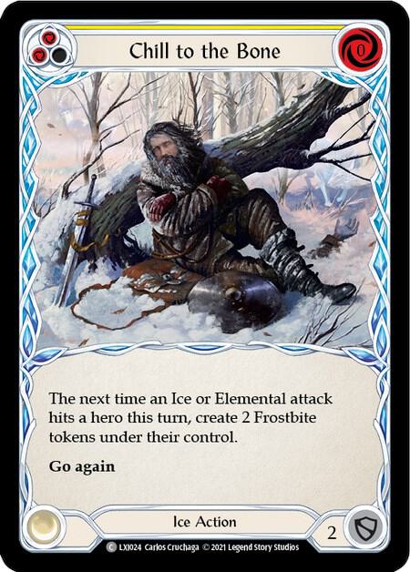Chill to the Bone (Yellow) card image